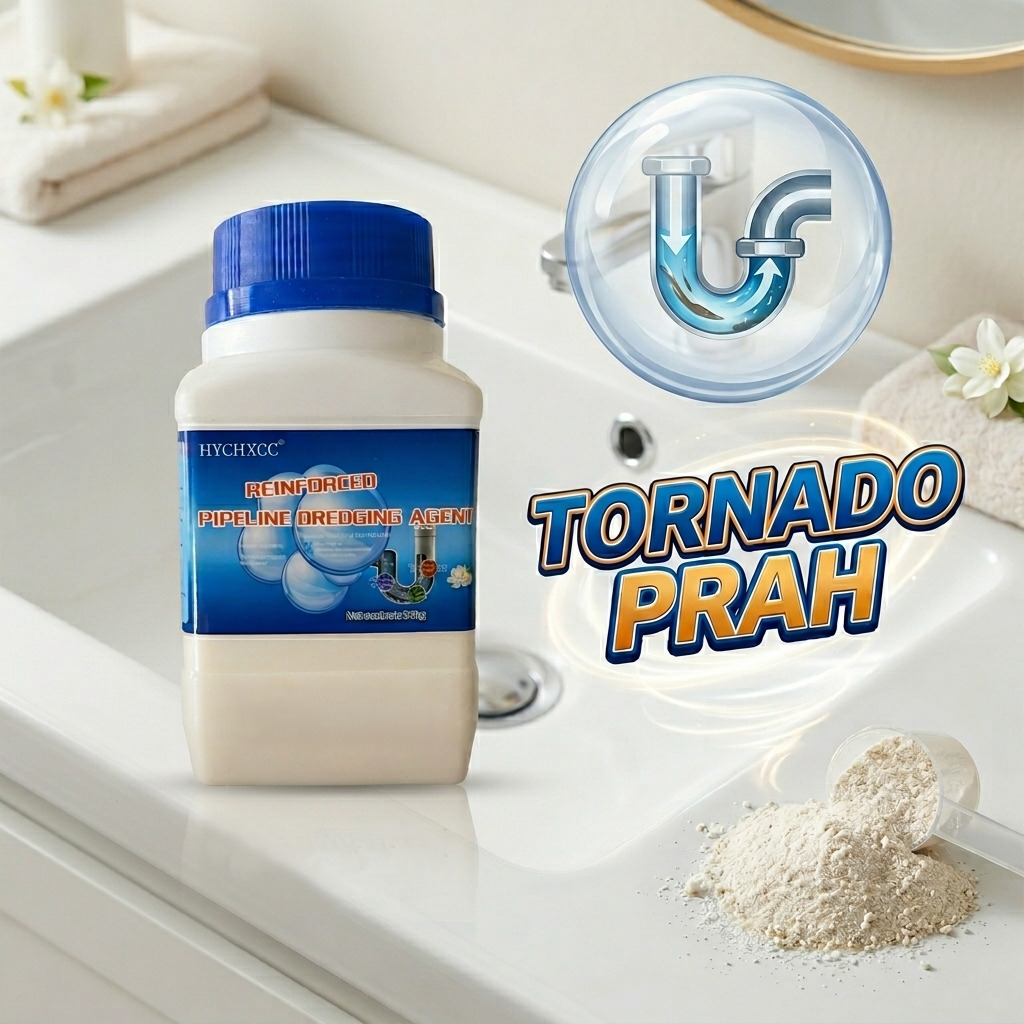Tornado Prah za Otčepljenje i Čišćenje Odvoda 1+1gratis