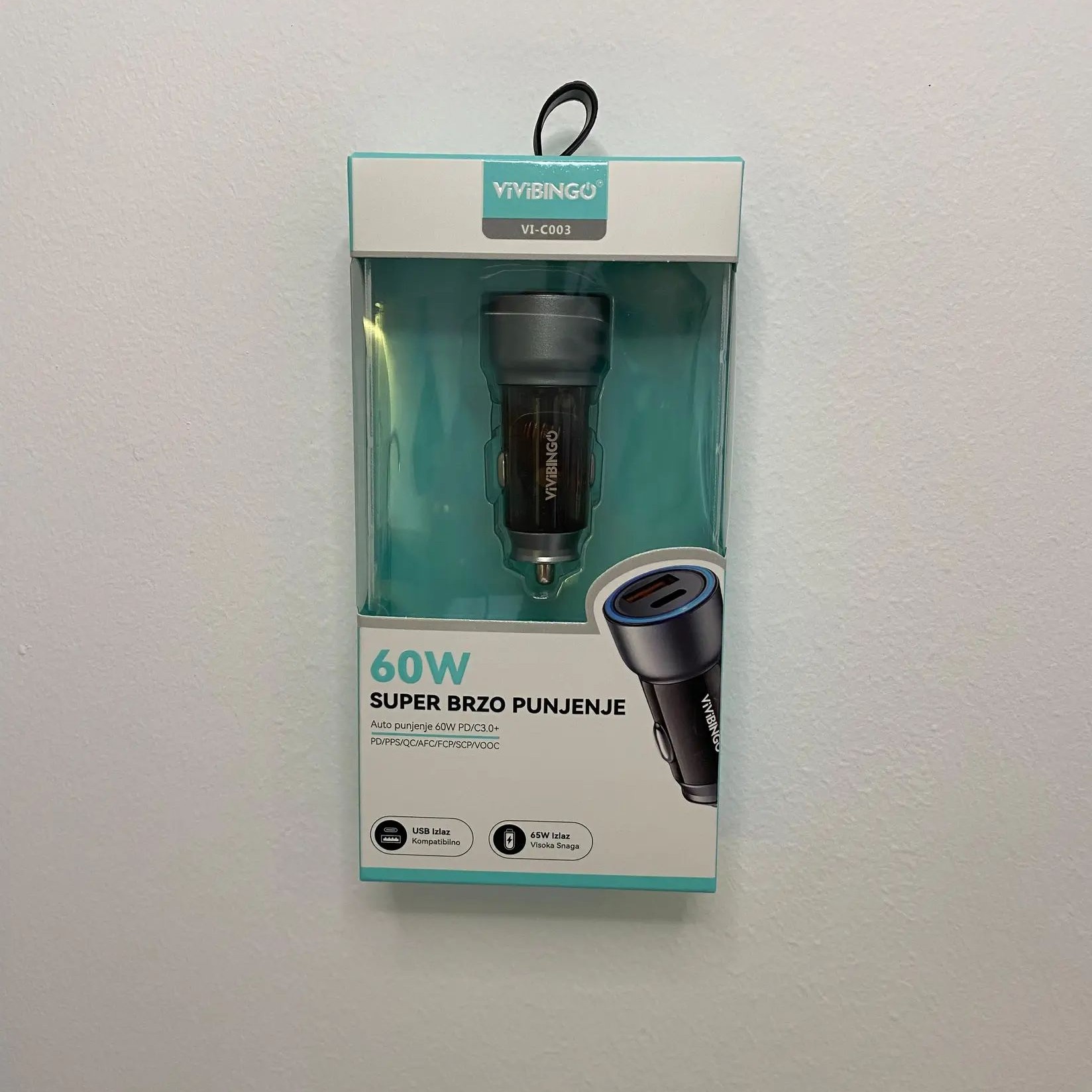 Super Brzi Auto Punjač 60W