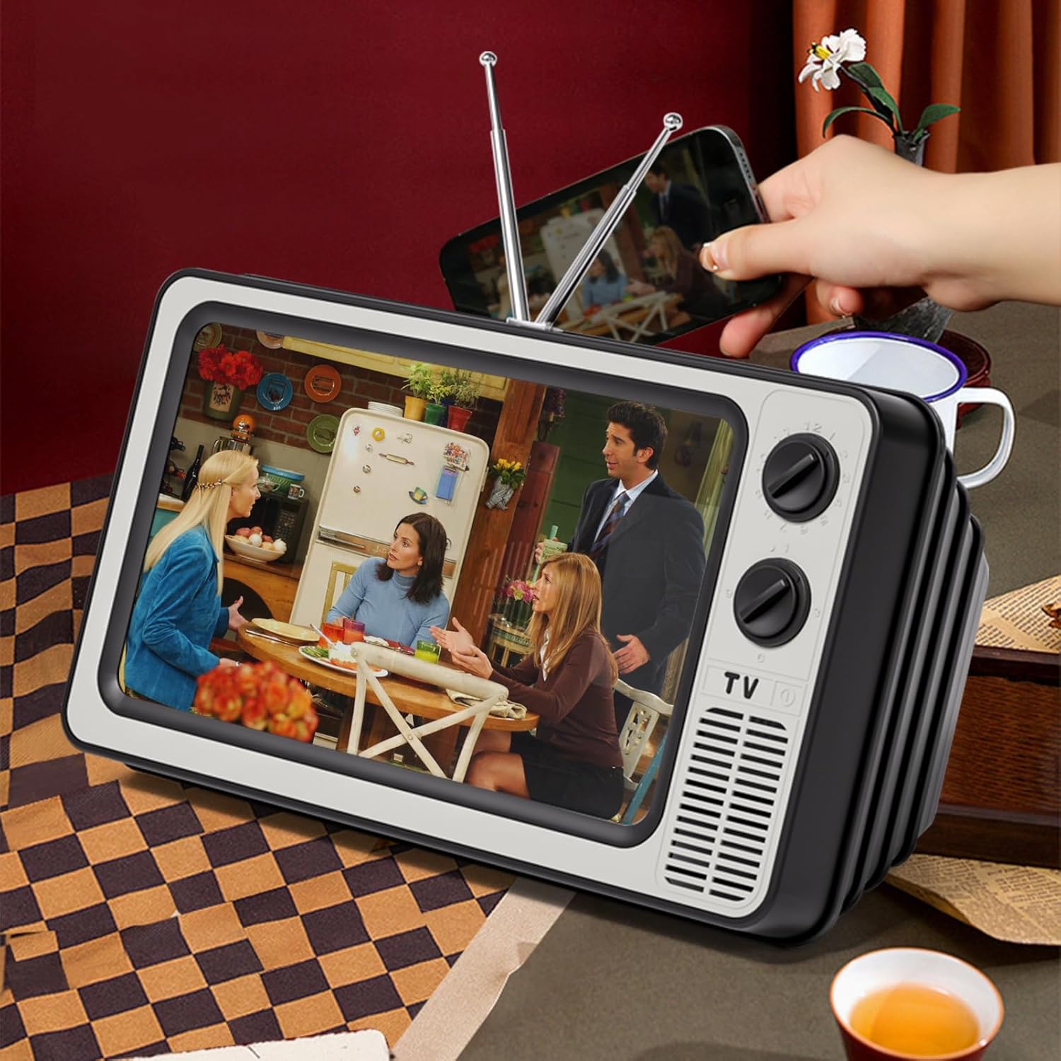 Retro 3D Lupa za Ekran Telefona
