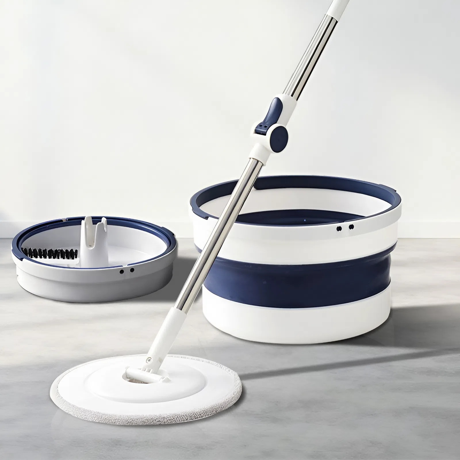 Okrugli Mop sa Sklopivom Kantom