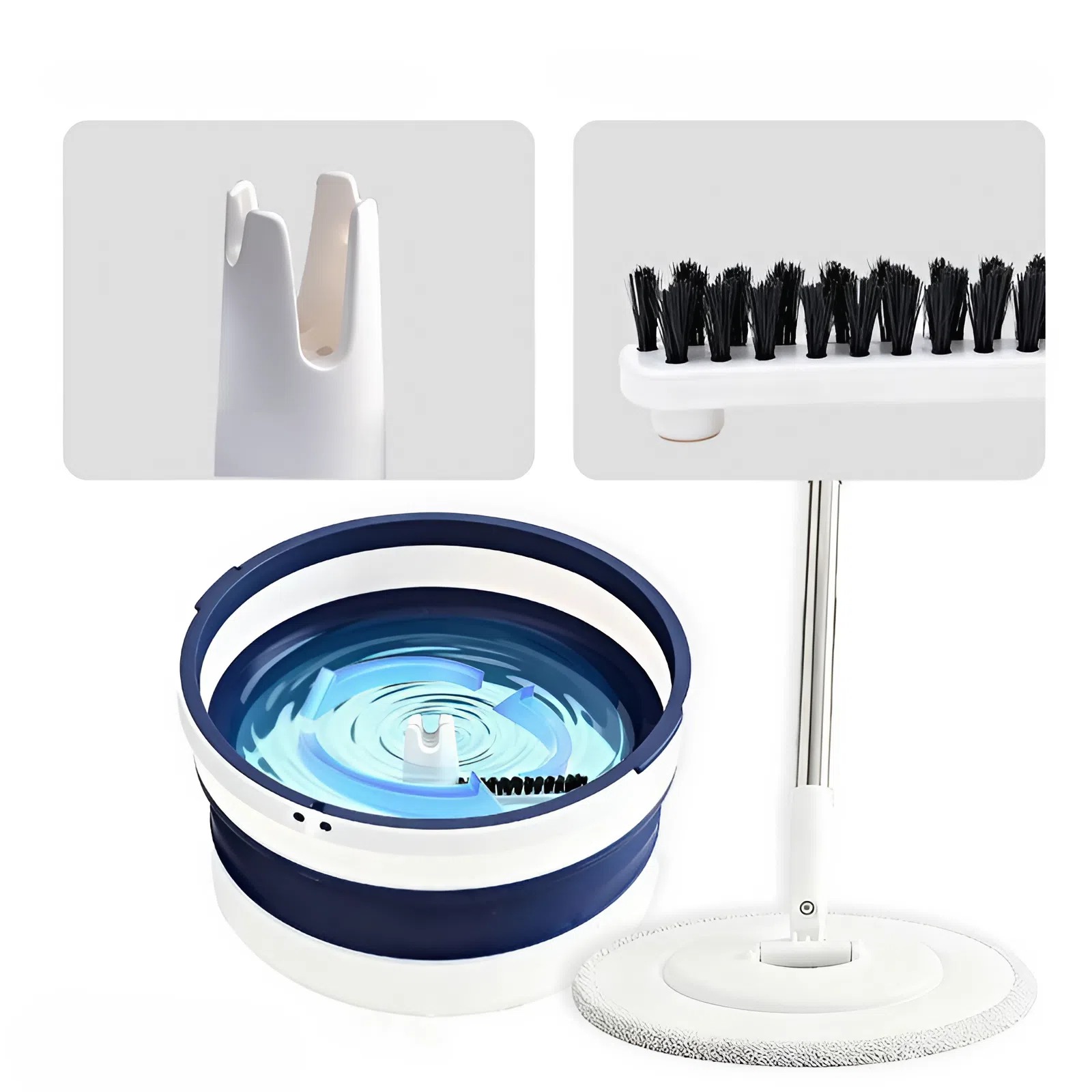 Okrugli Mop sa Sklopivom Kantom