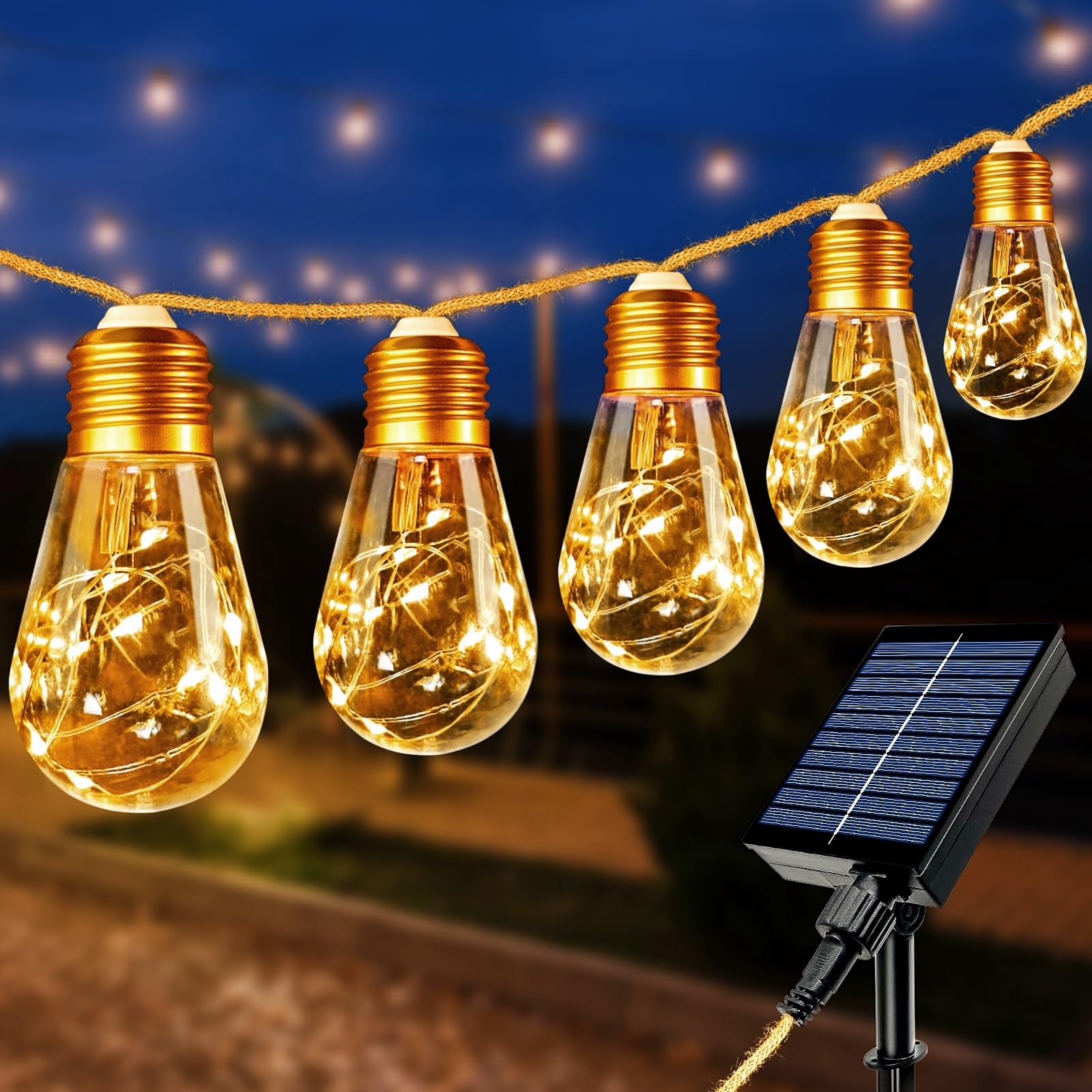 Solarne LED Lampice 8m