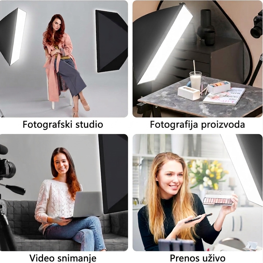 Softbox Set Studijska Rasveta - Slika 4