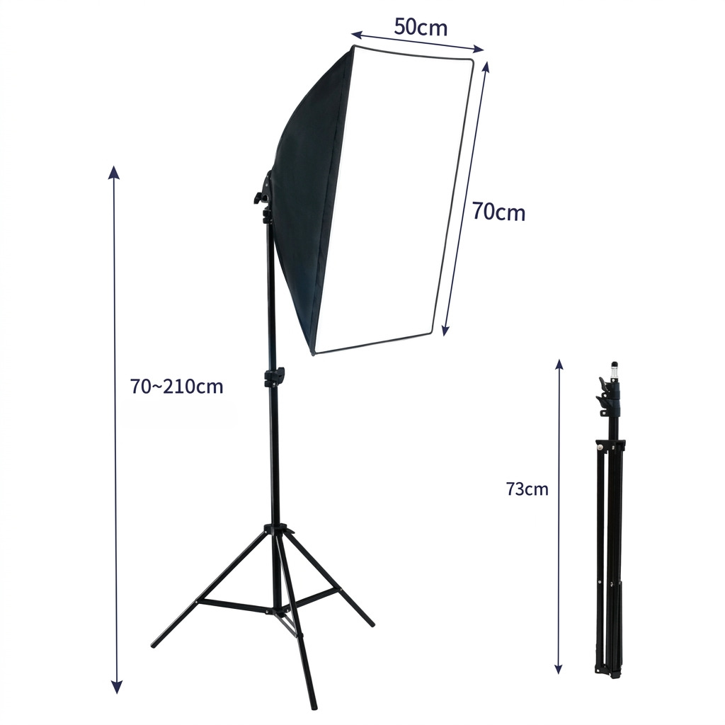 Softbox Set Studijska Rasveta - Slika 5