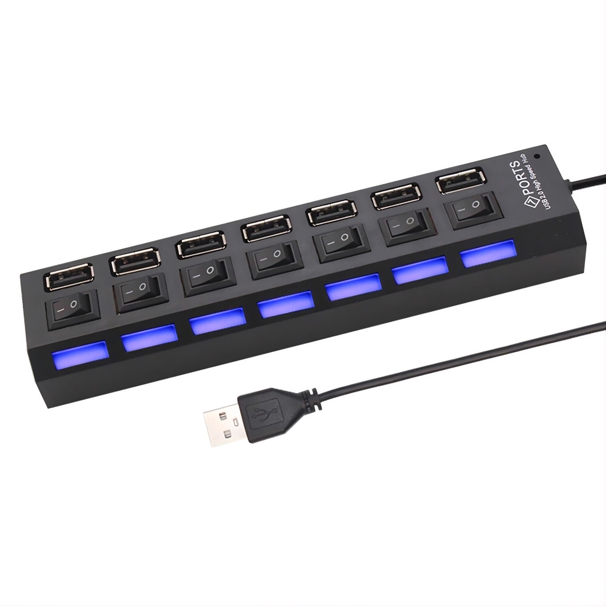USB 2.0 Hub sa 7 Portova - Slika 3