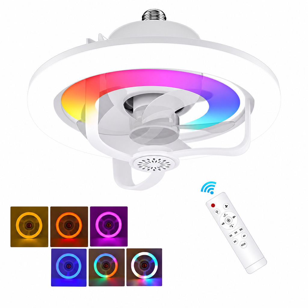 Led Luster sa Ventilatorom E27 - Slika 3