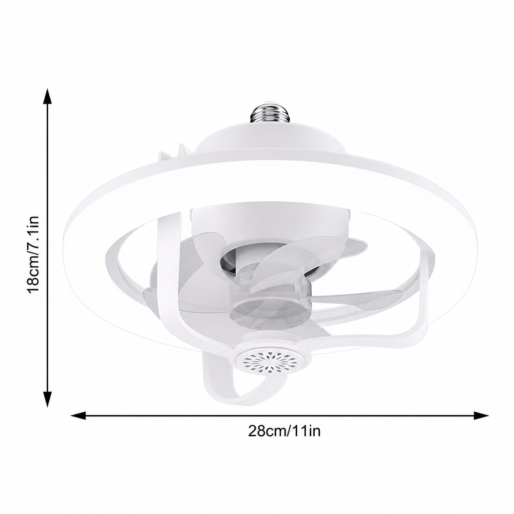 Led Luster sa Ventilatorom E27 - Slika 5