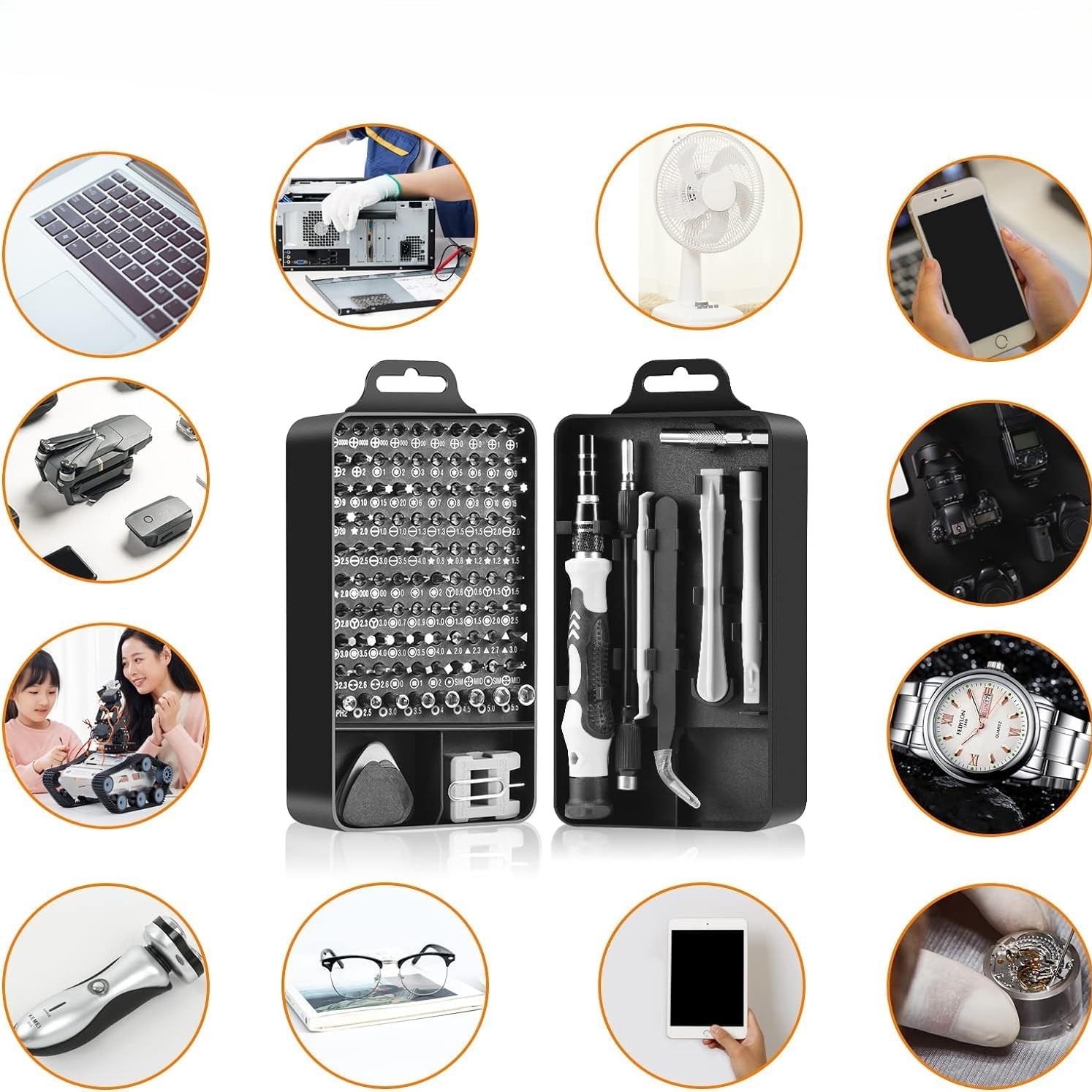 Set Preciznih Odvijača 110 u 1