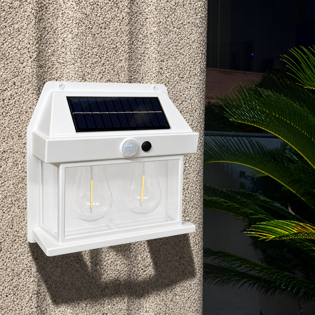 Solarna Zidna Lampa BK-888-2 Bela - Slika 4