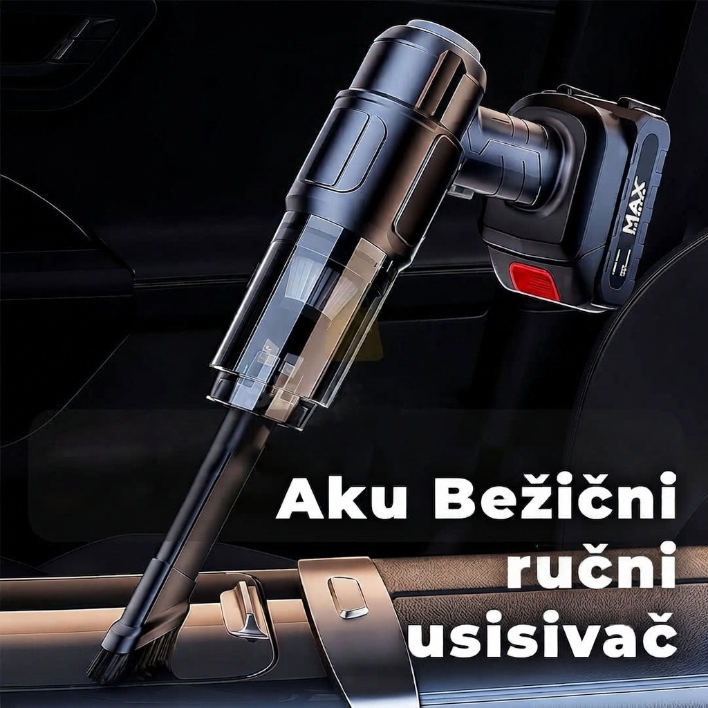 Bežični Aku Usisivač za Auto - Slika 2