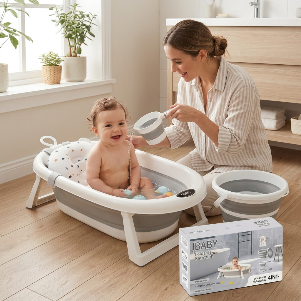 Sklopiva Kadica za Bebe 4u1 - Slika 4