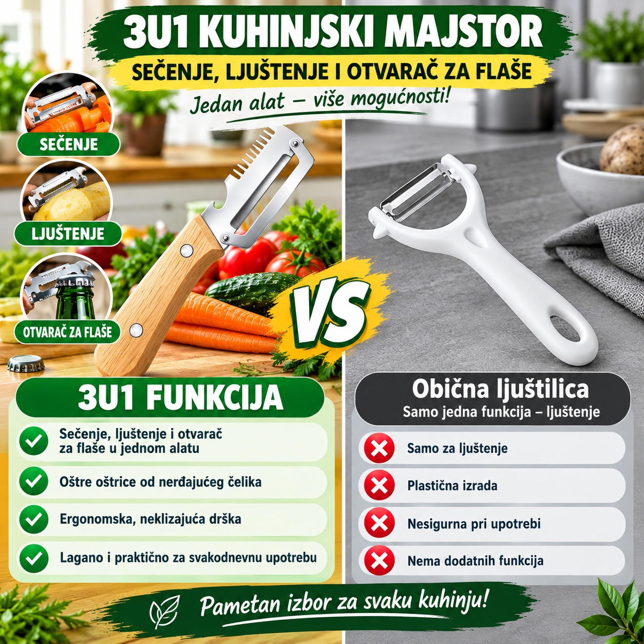 Multifunkcionalni Nož 3u1 - Slika 3